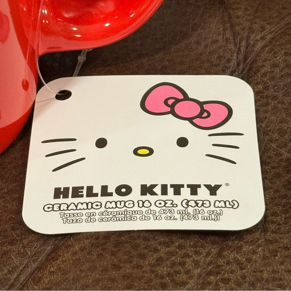 Happy Holidays Hello Kitty 16oz Christmas Mug - Stocking Santa Candy Wreath - Picture 5 of 11